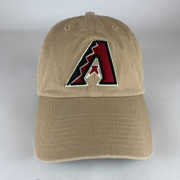 Arizona Diamondbacks MLB Beige 47 Brand Clean Up Relaxed Fit Strapback Hat - Picture 2 of 6